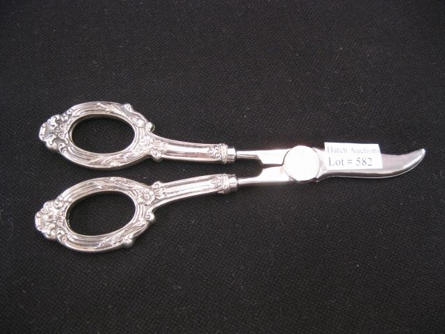Web Sterling Silver Grape Shears