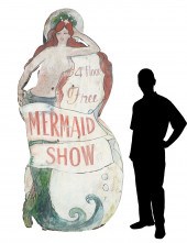 WEBB CITY MERMAID SHOW SIGN: H