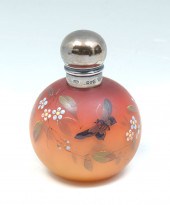 WEBB PEACH BLOW PERFUME BOTTLE