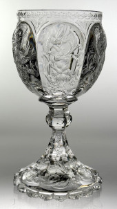 WEBB / S & WMS. CUT GLASS WINE