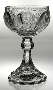 WEBB / S & WMS. CUT GLASS CHAM