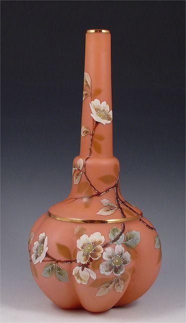WEBB VICTORIAN ART GLASS BOTTLE