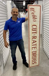 WEBB'S CITY TWO SIDED SIGN: Fo
