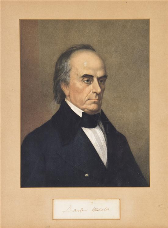 WEBSTER DANIEL Clipped signature.