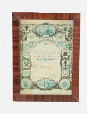 WEDDING CERTIFICATE IN DECORAT