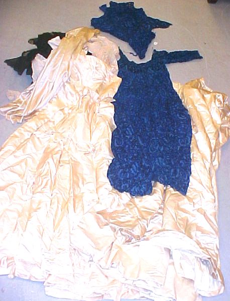 Wedding dress: c. 1965 heavy