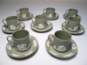 Wedgewood green jasper ware De
