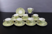 WEDGWOOD 8 CUP AND SAUCER SET,
