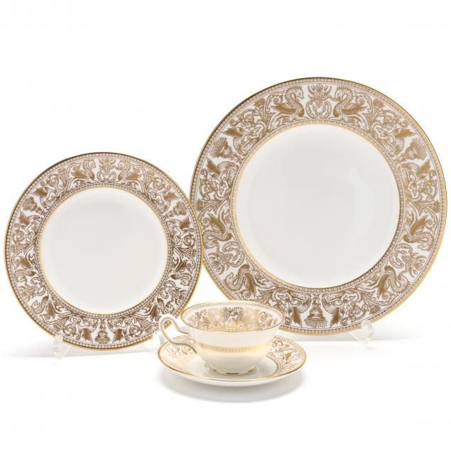 WEDGWOOD (83) GOLD FLORENTINE 