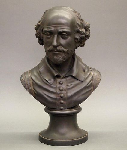 WEDGWOOD BASALT BUST OF