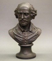 WEDGWOOD BASALT BUST OF SHAKES