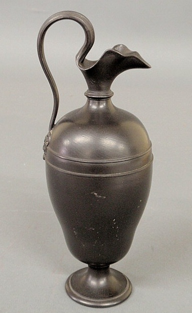 Wedgwood basalt ewer of classical