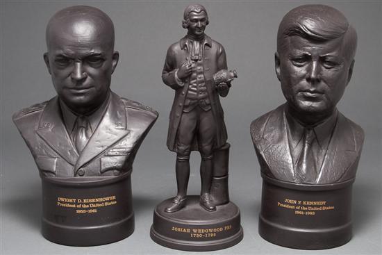 Wedgwood basalt portrait busts of
