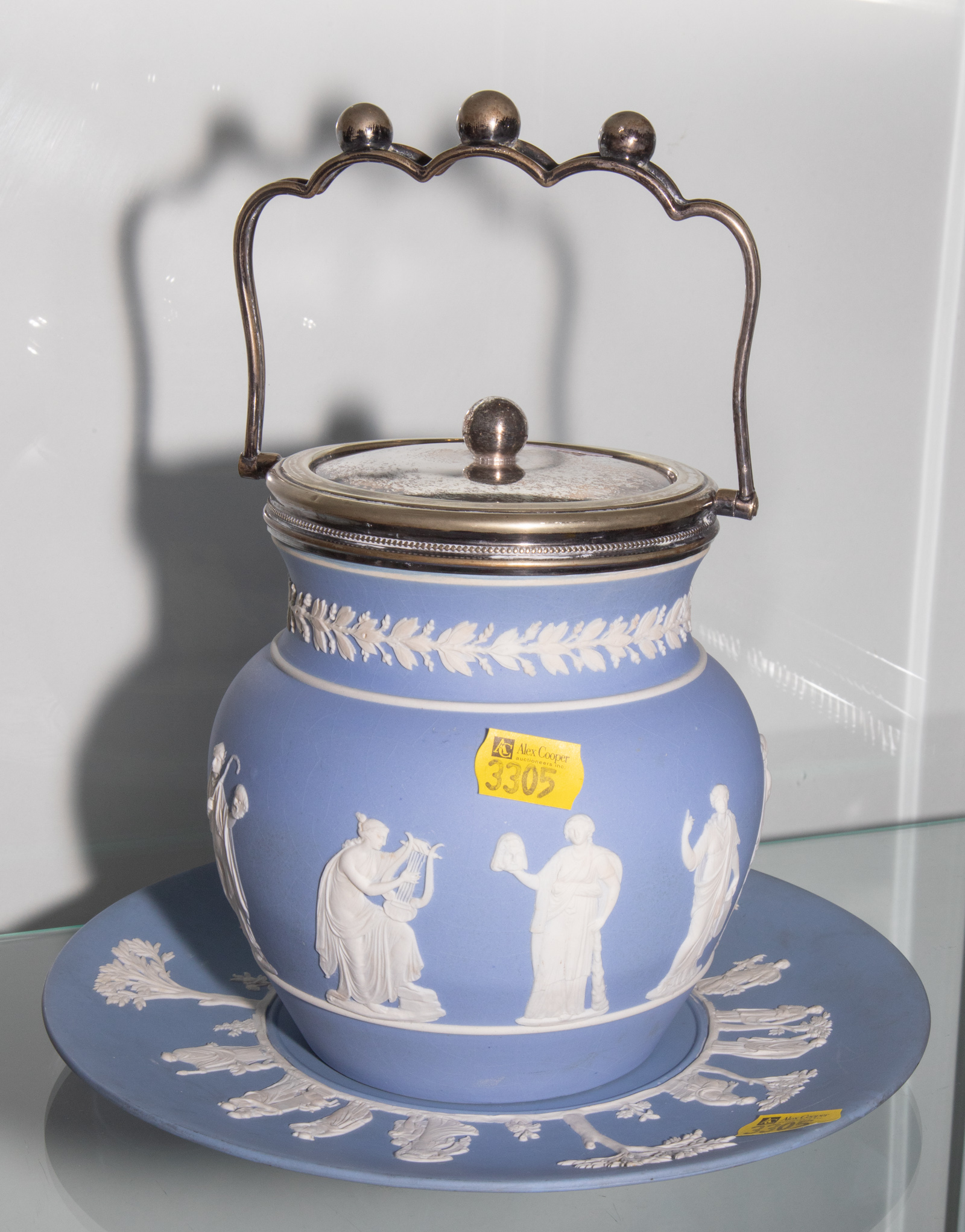 WEDGWOOD BISCUIT JAR WITH