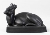 WEDGWOOD BLACK BASALT ART DECO