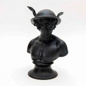 WEDGWOOD BLACK BASALT BUST, ME