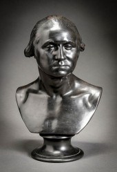 WEDGWOOD BLACK BASALT BUST OF