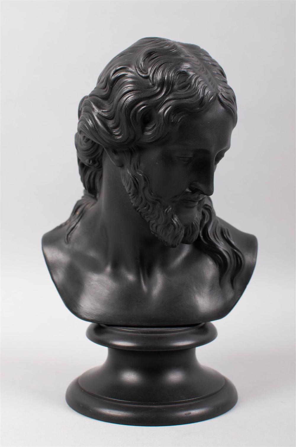 WEDGWOOD BLACK BASALT BUST OF