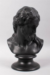 WEDGWOOD BLACK BASALT BUST OF
