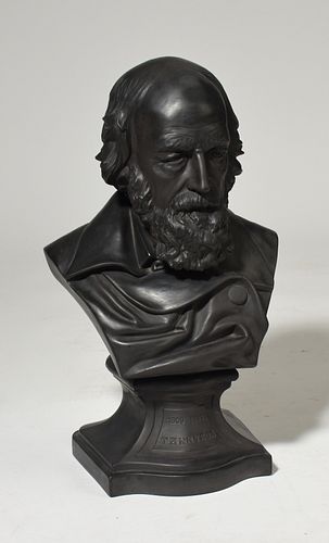 WEDGWOOD BLACK BASALT BUST OF