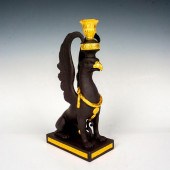 WEDGWOOD BLACK BASALT CANDLEST