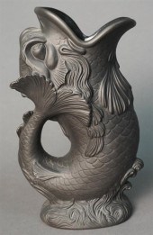 WEDGWOOD BLACK BASALT DOLPHIN