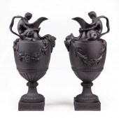WEDGWOOD BLACK BASALT EWERSPai