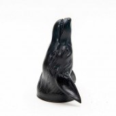 WEDGWOOD BLACK BASALT FOX HEAD