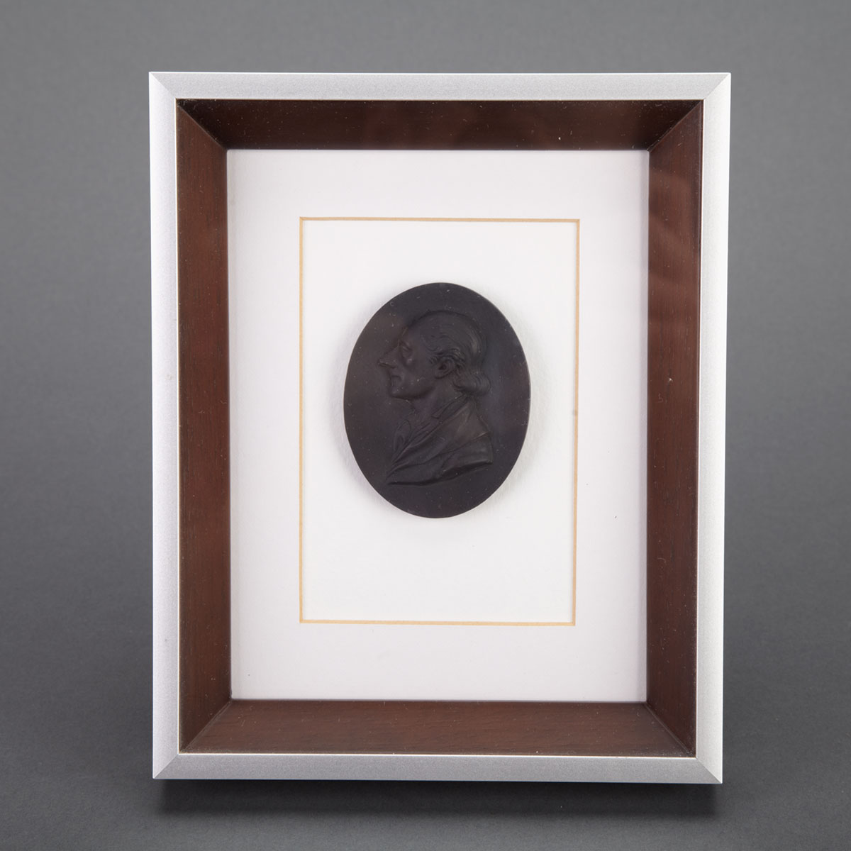 Wedgwood Black Basalt Oval Portrait