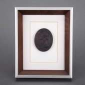 Wedgwood Black Basalt Oval Por