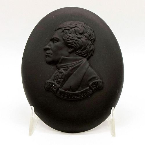WEDGWOOD BLACK BASALT PLAQUE,