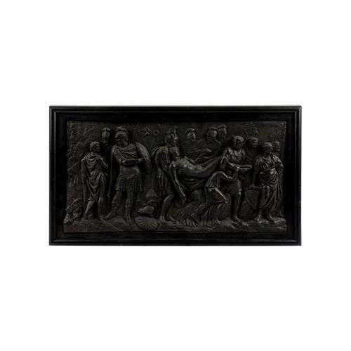 WEDGWOOD BLACK BASALT PLAQUE, THE