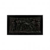 WEDGWOOD BLACK BASALT PLAQUE,