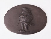 WEDGWOOD BLACK BASALT PORTRAIT