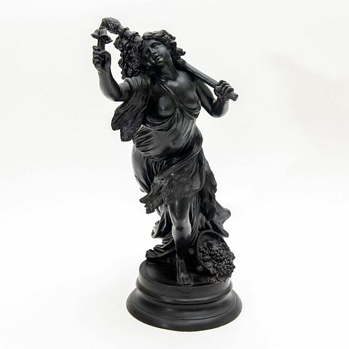 WEDGWOOD BLACK BASALT SCULPTURE,