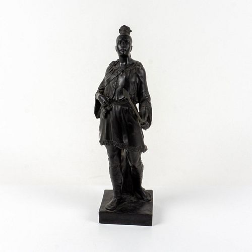 WEDGWOOD BLACK BASALT SCULPTURE,