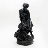 WEDGWOOD BLACK BASALT SCULPTUR