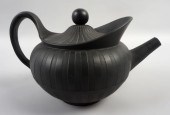 WEDGWOOD BLACK BASALT TEAPOT A