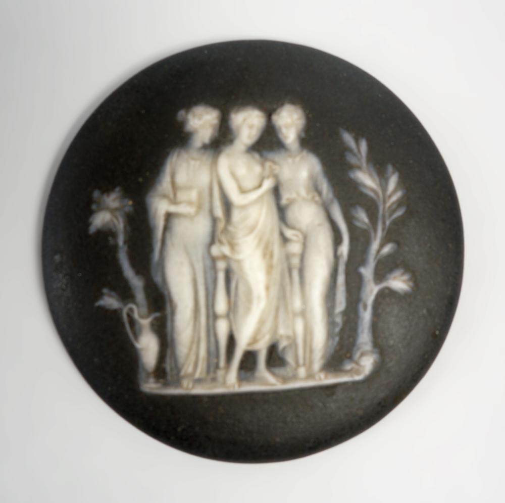 WEDGWOOD BLACK BASALT 'THREE