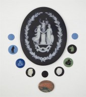 WEDGWOOD BLACK DIP JASPERWARE