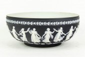 WEDGWOOD BLACK GROUND JASPER B