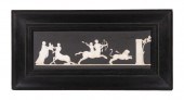 WEDGWOOD BLACK JASPERWARE PLAQ