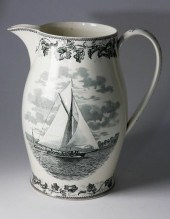 WEDGWOOD BLACK TRANSFERWARE JU