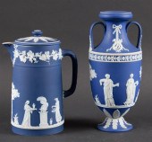 Wedgwood blue and white jasper