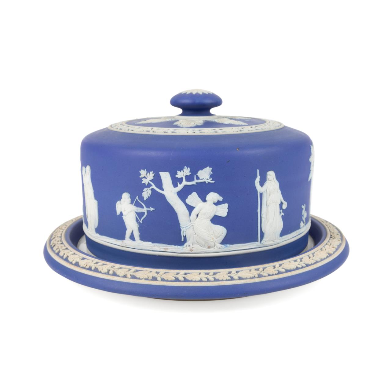 WEDGWOOD BLUE DIP JASPER CHEESE