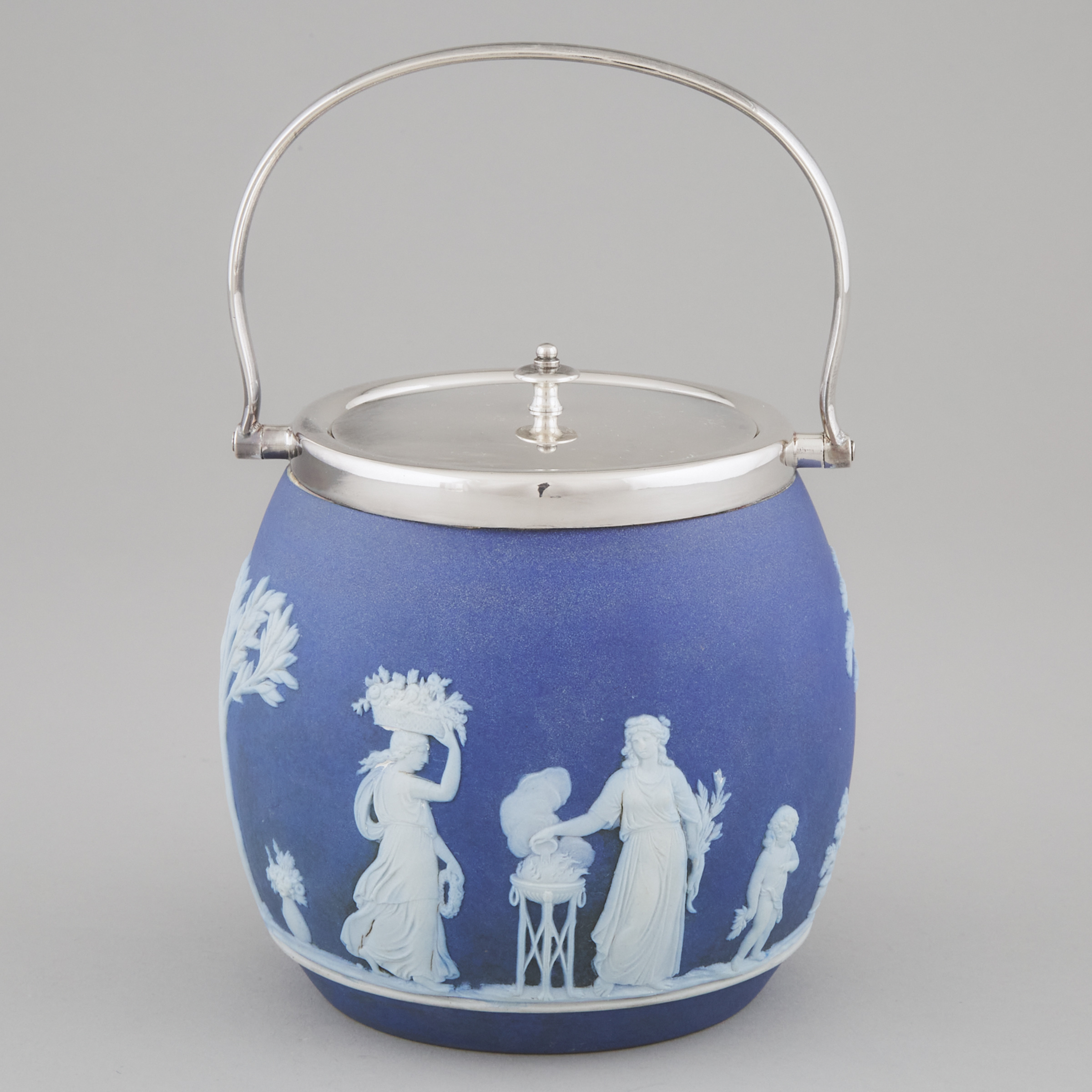 Wedgwood Blue Jasper-Dip Biscuit