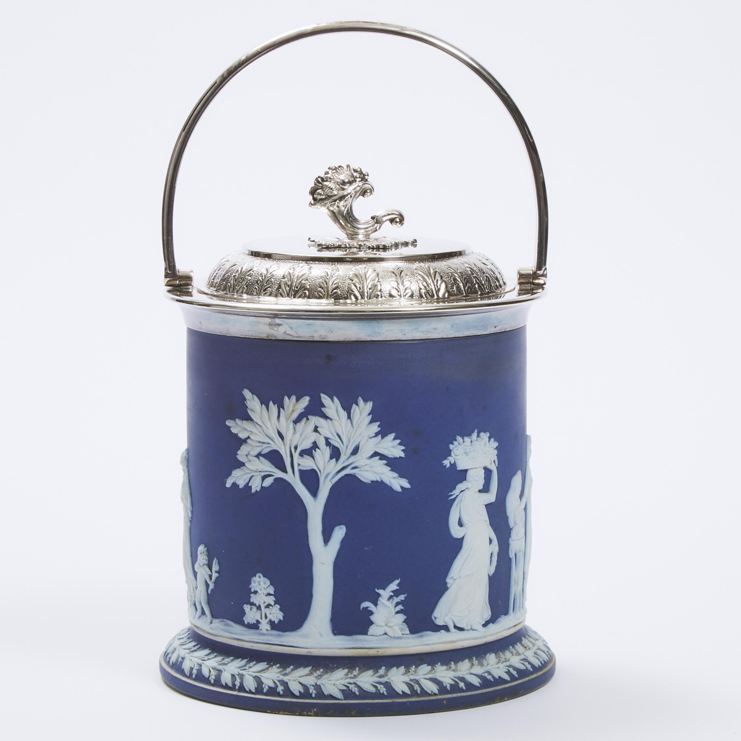 Wedgwood Blue Jasper-Dip Biscuit