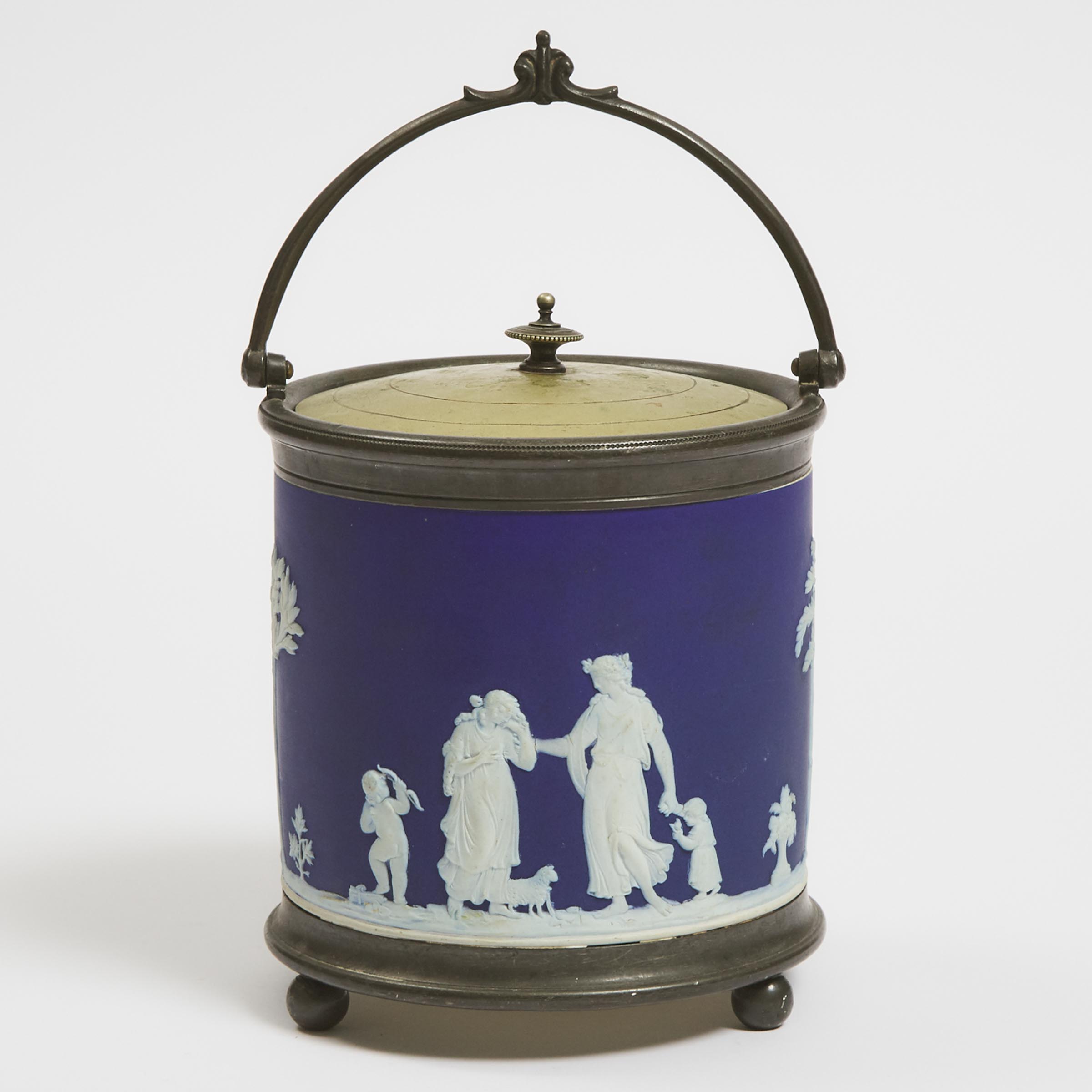 Wedgwood Blue Jasper-Dip Biscuit