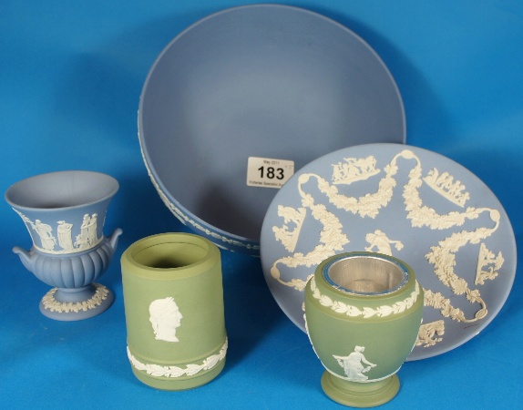 Wedgwood Blue Jasper Footed Bowl