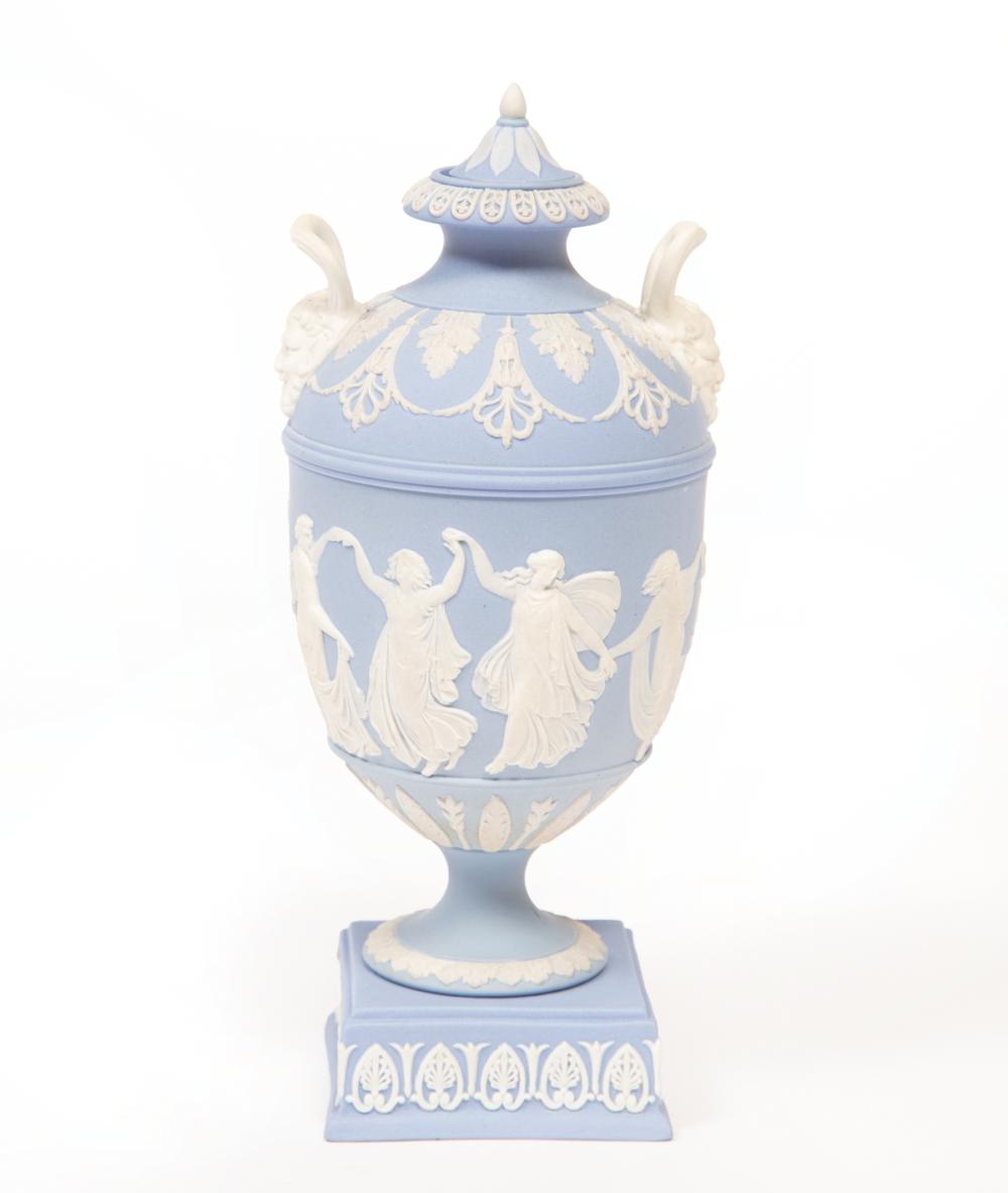 WEDGWOOD BLUE JASPERWARE COVERED